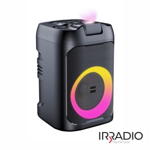 Coluna Amplificada 8" Bluetooth Bat/USB/AUX/SD/TWS Laser RGB - (IR-PS60)
