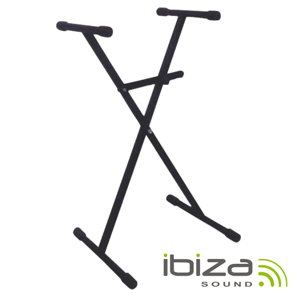 Suporte P/ Teclado Bloqueio 65-96cm 50kg IBIZA - (SK001)