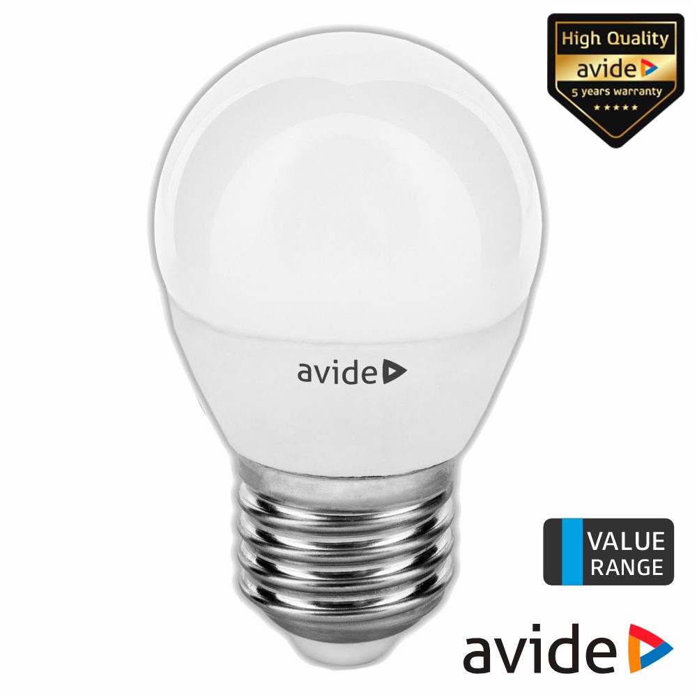 Lâmpada LED E27 GLOBO 3W 230V 4000K 250lm Value Range AVIDE - (ABBMG27NW-3W)
