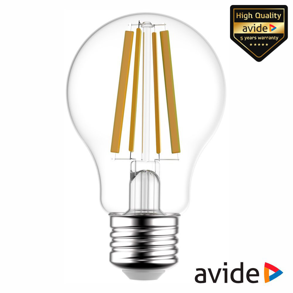 Lâmpada LED E27 Globo Filamento 8.5W 230V 2700K 1055lm AVIDE - (ABLFG27WW-HL-8.5W)