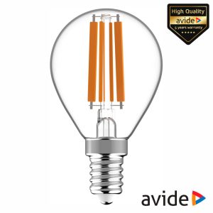 Lâmpada LED E14 Globo Filamento 6.5W 230V 4000K 806lm AVIDE - (ABLFMG14NW-HL-6.5W)