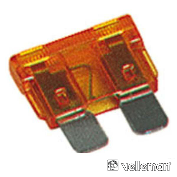 Fusível De Automóvel 40a Laranja VELLEMAN - (AFU40)