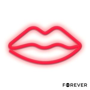 Luz LED Neon Em Forma de Lábios - (FLNEO8)