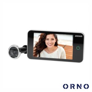 Câmara C/ LCD 4" Cores P/ Óculo Porta ORNO - (OR-WIZ-1107)