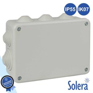 Caixa De Derivação Estanque C/ 8 Cones 153x110x55mm SOLERA - (SLR-616)
