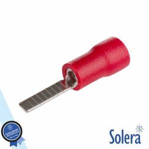 Terminal Ponta Isolado 10mm 50X Vermelho SOLERA - (SLR-TPP15R/50)