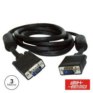Cabo VGA Macho Hd 15p / Macho Hd 15p C/Filtro 3m - (95-525/3B)