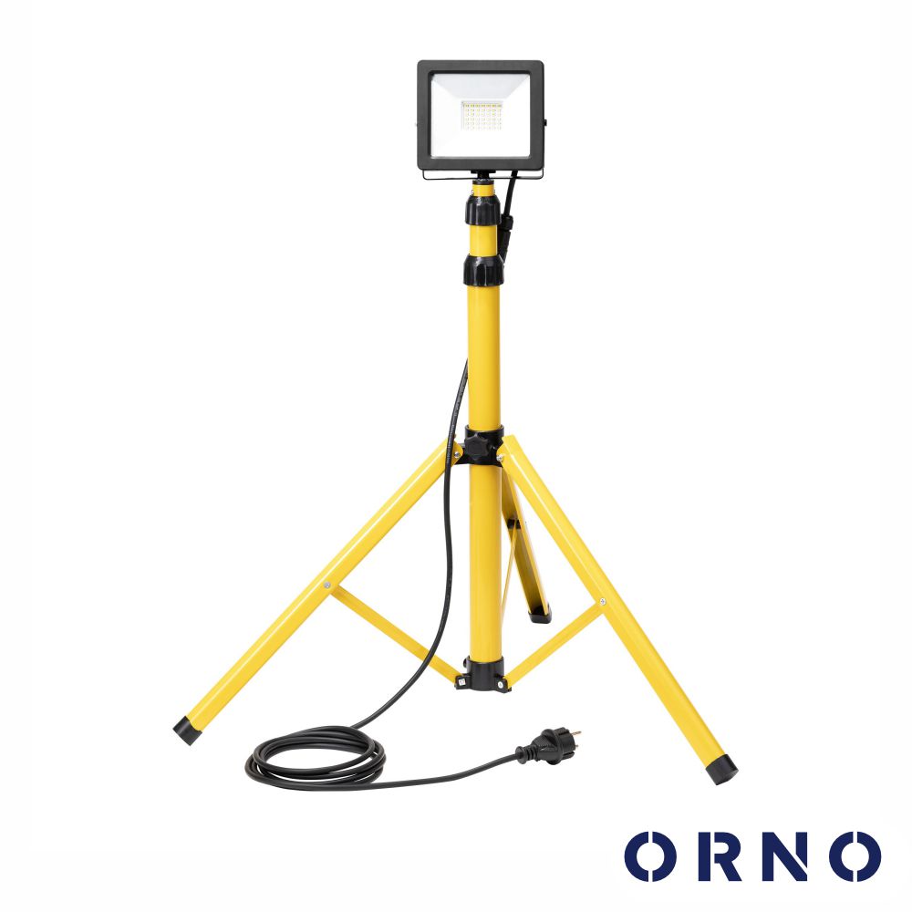 Foco LED 30W 230V 4000K 2700lm C/ Tripé IP65 ORNO - (AD-NL-6296)