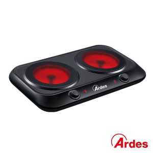 Placa de Vitrocerâmica Dupla Infravermelhos 2400W ARDES - (AR1F402)
