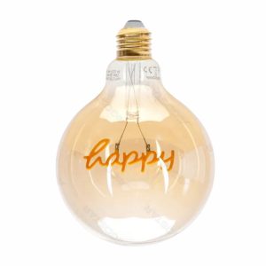 Lâmpada LED E27 Globo Filamento "Happy "4W 230V 1800K 250lm - (B10101HG8)