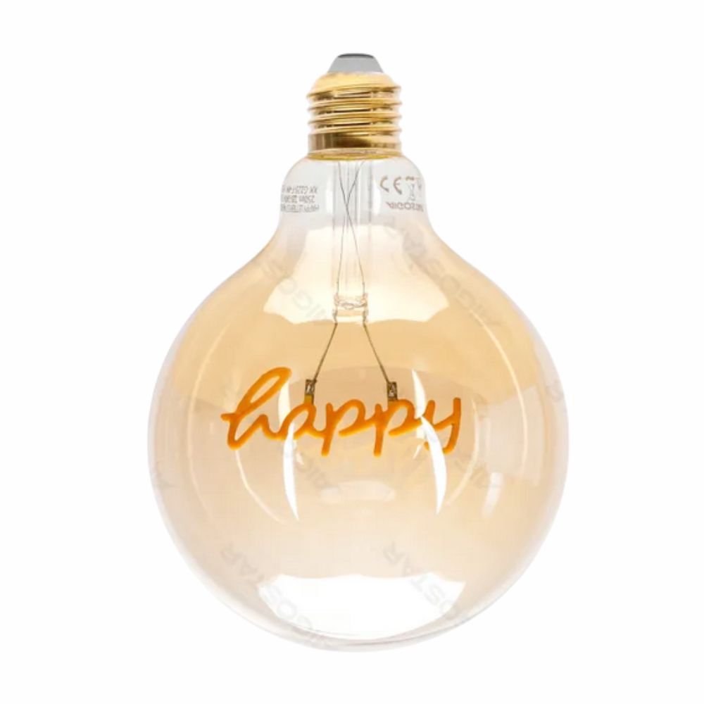Lâmpada LED E27 Globo Filamento "Happy "4W 230V 1800K 250lm - (B10101HG8)