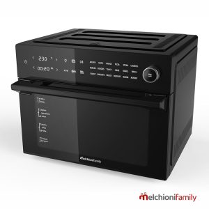 Forno / Fritadeira S/ Óleo Digital 30L 1800W Preto MFAMILY - (BENEDETTA)
