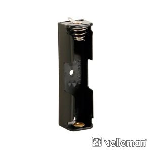 Suporte P/ 1 Pilha AA C/ Terminais P/ Soldar VELLEMAN - (BH311D)
