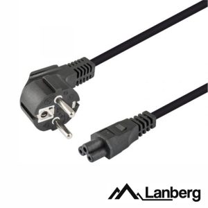 Cabo Alimentação Schuko Macho IEC C5 Fêmea VDE 1.8m LANBERG - (CA-C5CA-11CC-0018)