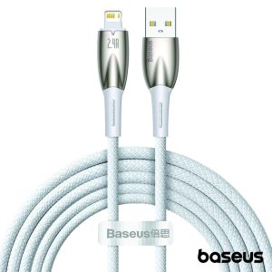 Cabo USB-A Macho P/ Lightning Macho 2m Glimmer BASEUS - (CADH000302)
