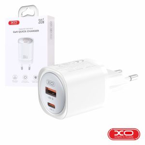 Alimentador Comutado 1xUSB-C/1xUSB-A PD 30W GaN XO - (CE21)