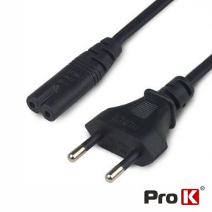 Cabo Alimentação AC Plano / Tipo 8 IEC C7 3m PROK - (CIEC7/3.0A)