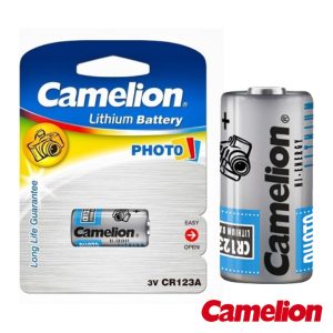 Pilha Lítio Cr123a 3v 1300ma Blister CAMELION - (CR123A-BP1)