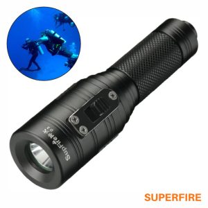 Lanterna de Mergulho 10W 1000lm SUPERFIRE - (D3)
