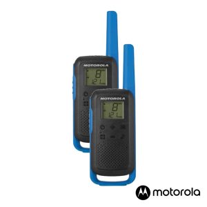 Conjunto 2 Intercomunicadores S/Fios 16 Canais 10km MOTOROLA - (MOTO-T62-2)