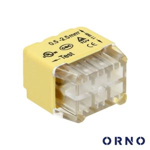 Ligador Rápido 6 Condutores 0.75-2.5mm² 50x ORNO - (OR-SZ-8004/6/50)