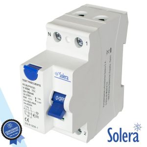 Interruptor Diferencial 2p 63a 6ka 240/415v SOLERA - (SLR-RCB2P6330)