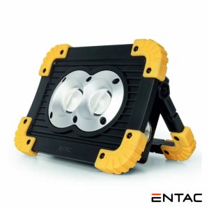 Foco LED Portátil Recarregável 6W+1W 240lm IP65 ENTAC - (EWL-6W-DB)