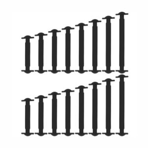 Conjunto de 16x Atacadores de Silicone - (INVGB211)