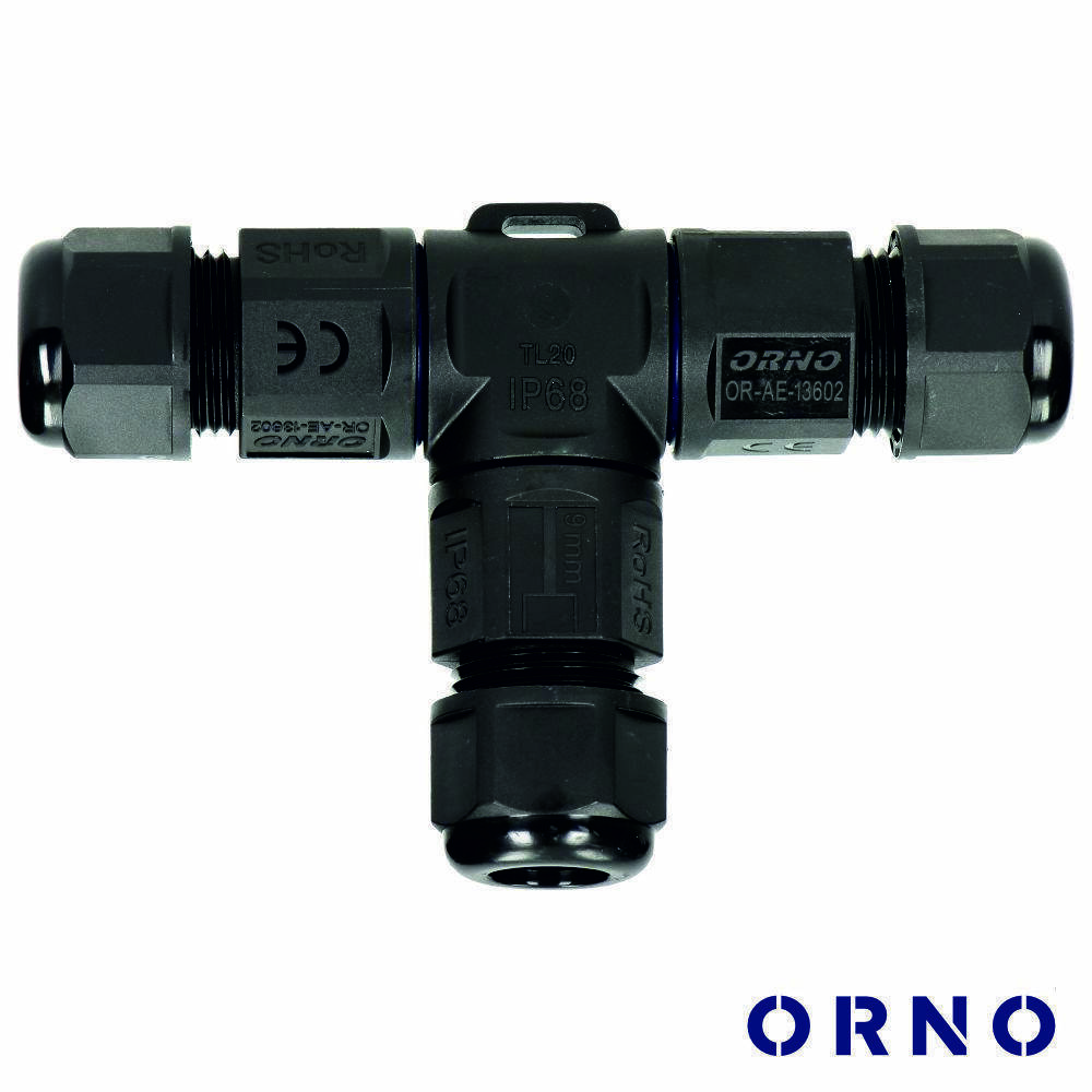 Ligador em T 3 Condutores 25A 450V IP68 ORNO - Image 2