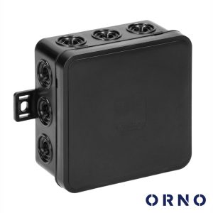 CAIXA DE DERIVAÇÃO ESTANQUE C/ 12 CONES 100X100X41mm ORNO - (OR-JB-13804/B)