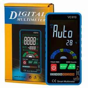 Multímetro Smart Digital LCD Autorange - (VC910)