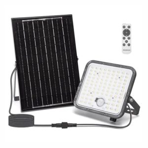 Foco LED Solar 120W C/ Sensor PIR 6500K 1200lm IP66 - (B1020133R)