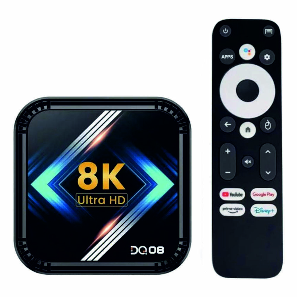 Box IPTV Android 13 X88 Pro 10 4K 4GB RAM 64GB ROM C/ Voz - (BOX-DQ0864GB-VC)