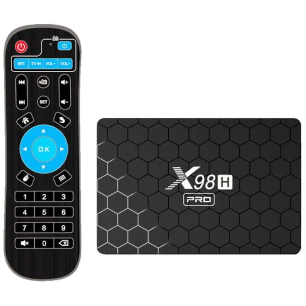 Box IPTV Android 12 X98H PRO WIFI 4K 4GB RAM 64GB ROM - (BOX-X98HPRO64GB)