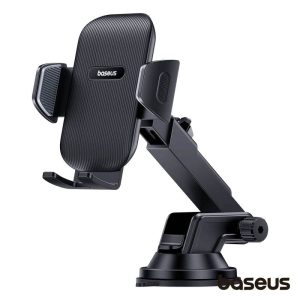 Suporte Telemóvel C/ Ventosa Preto BASEUS - (C40361600111-00)