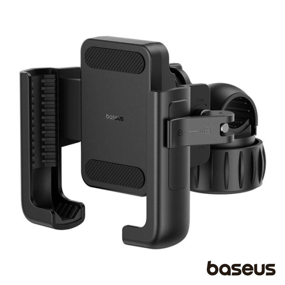 Suporte Universal Preto Telemóvel P/ Bicicleta/Mota BASEUS - (C40572301111-00)