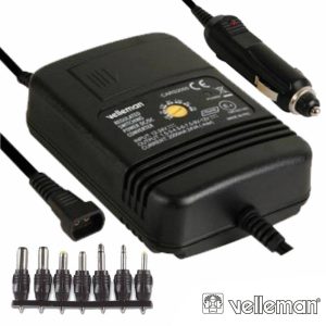 Alimentador Ficha Isqueiro 12V/24V 2a C/ 7 Fichas HQ POWER - (CARS2000)