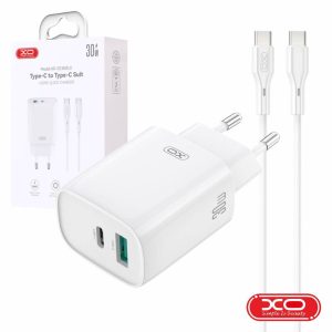 Alimentador Comutado 1xUSB-C/1xUSB-A PD 30W GaN C/ Cabo - (CE30-C)