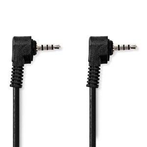 Cabo Jack 3.5mm Macho / Jack 3.5mm Macho 4p Preto 2m - (CVGL22000BK20)