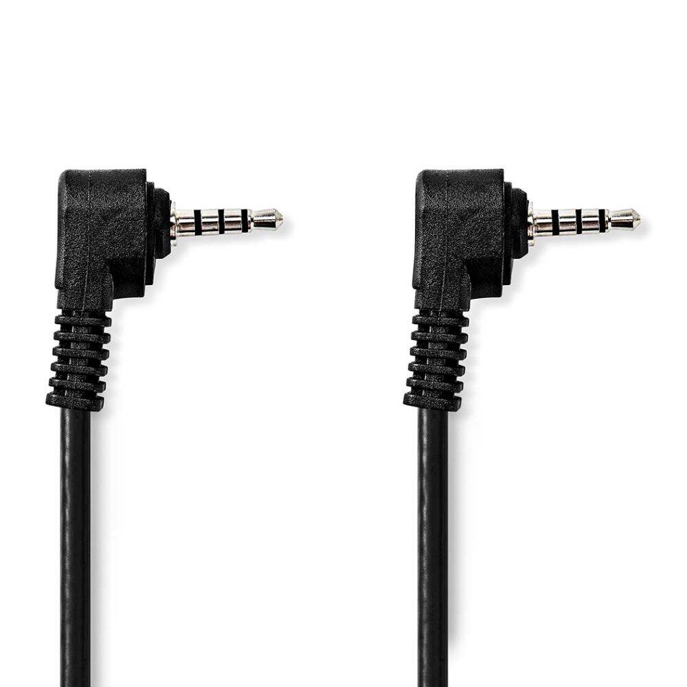 Cabo Jack 3.5mm Macho / Jack 3.5mm Macho 4p Preto 2m - (CVGL22000BK20)