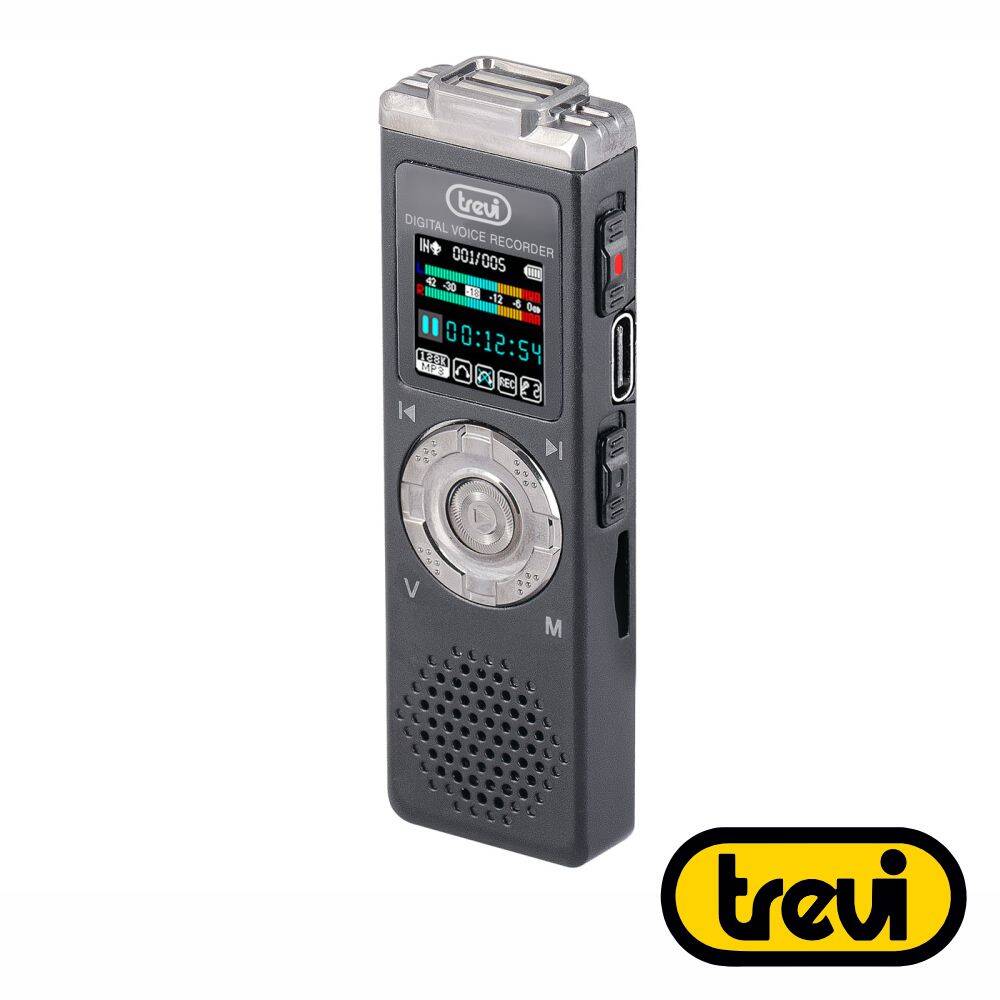 Gravador De Voz C/ LCD 8GB TREVI - (DR437SA2)