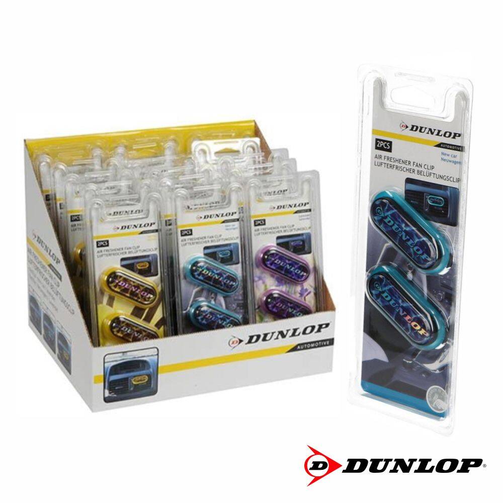 Ambientadores P/ Automóvel Várias Fragrâncias DUNLOP - (DUN063)