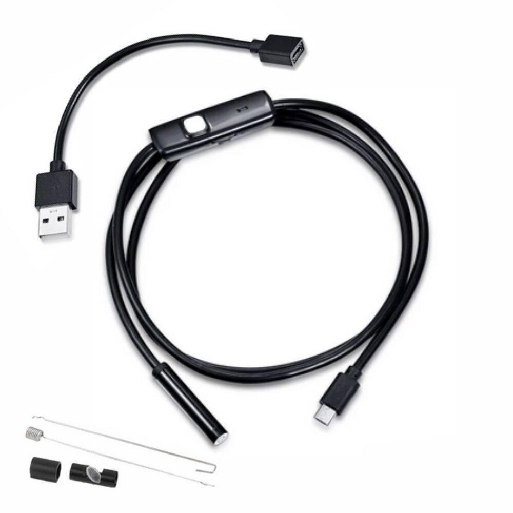 Câmara Endoscópica HD USB Android OTG IP68 - (ENDOSCAM02)