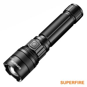 Lanterna 2W LED 220lm IP43 C/ Zoom SUPERFIRE - (F2-S)