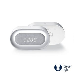 Relógio Despertador C/ Luz Presença LED AKSEL FOREVER - (FNL-07)