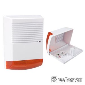 Sirene De Alarme Falsa Com Flash VELLEMAN - (HAMD1)