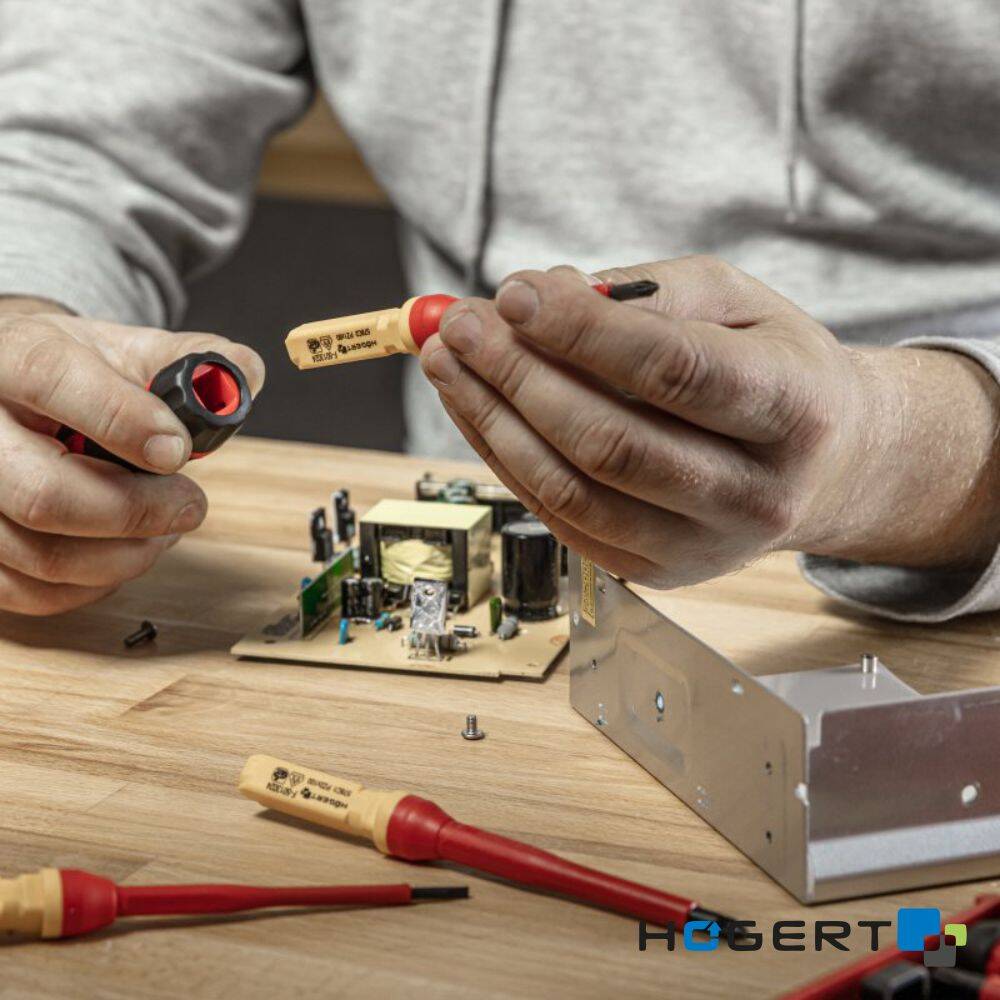 Conjunto de 13 Chaves VDE 1000V E 1 Busca-Polos HOGERT - Image 2