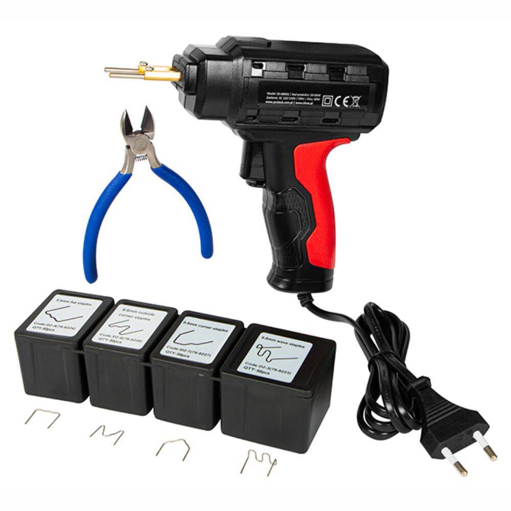 Conjunto P/ Reparação De Plásticos 60W C/ 200 Grampos - (KFS05B)