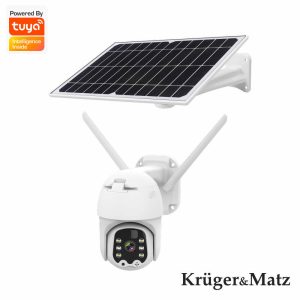 Câmara Vigilância IP FHD Wifi C/ Painel Solar Kruger Matz - (KM2213)