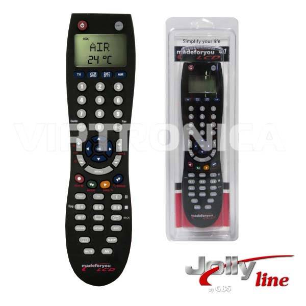 Comando TV Programável 4:1 TV/SAT/ Ar Condicionado C/Lcd - (LCD4:1)